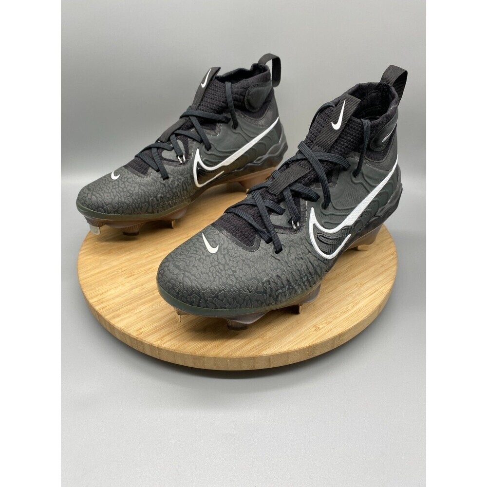 Nike Alpha Huarache NXT Black Metal Baseball Cleats DJ6517-010 Shoes Mens Sz 7 - Picture 6 of 12